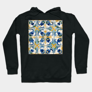 Italian Majolica Tile 11 Hoodie